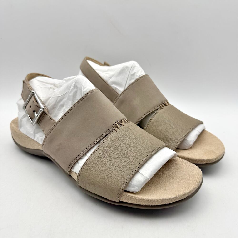 Vionic Womens Morro Slingback Sandals US 8.5 EU 39 Taupe Leather NIB - Picture 5 of 12